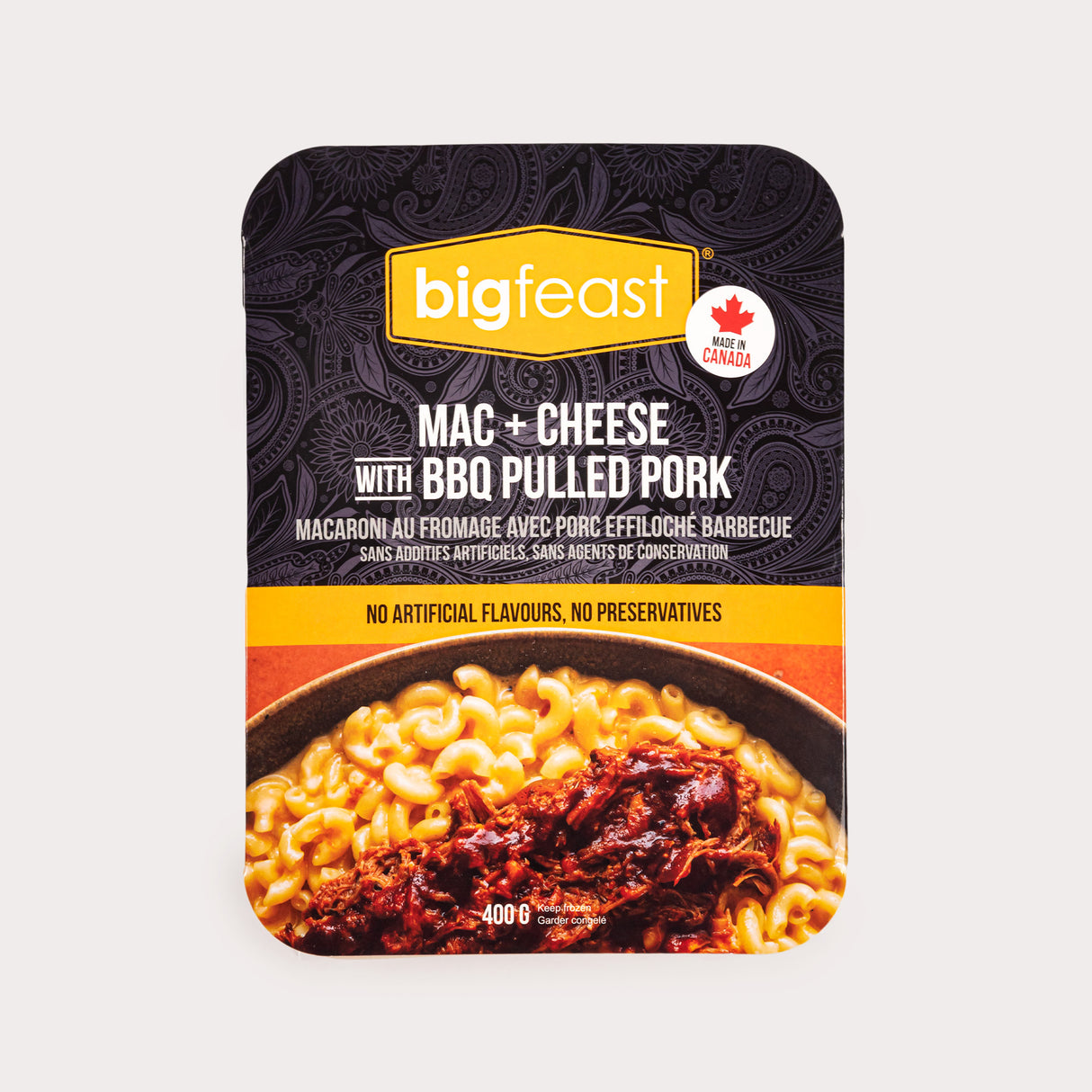 Local Macaroni & Cheese, BBQ Pulled Pork (Frozen)