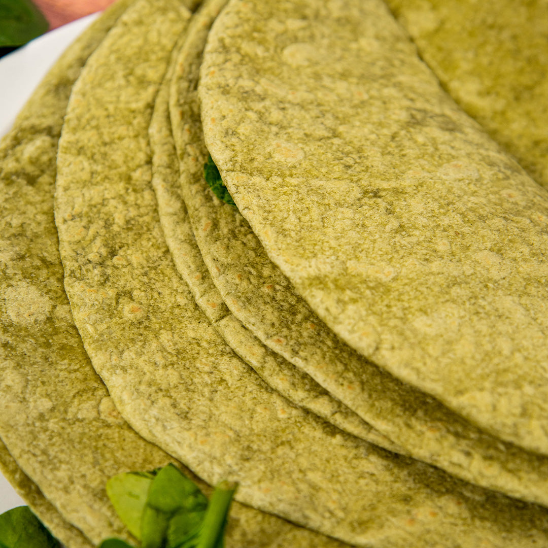 Tortillas, Spinach