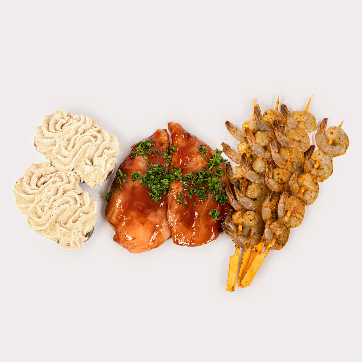 Chicken & Prawns with Baked Potato Combo