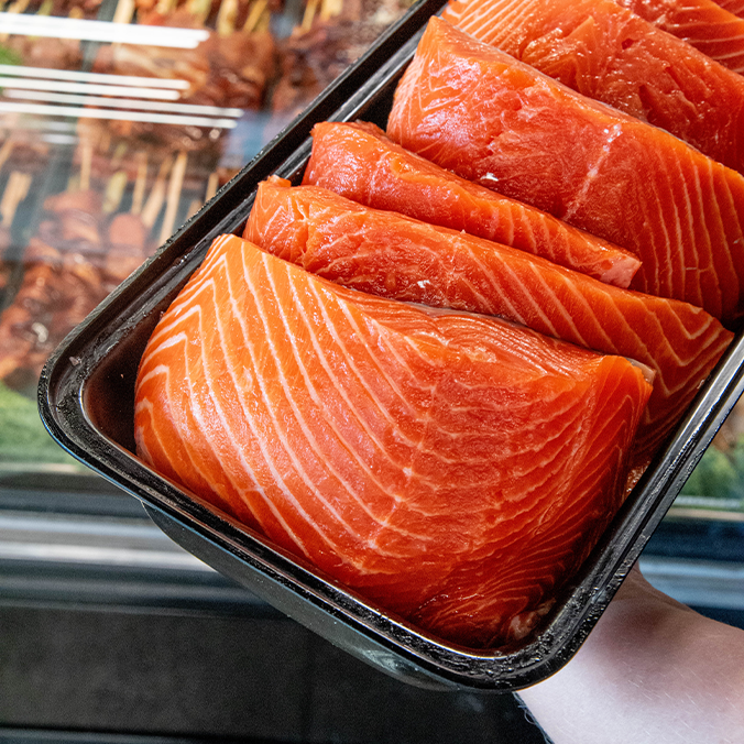 Wild Salmon, Sockeye Fillets Bulk Packs (Frozen)