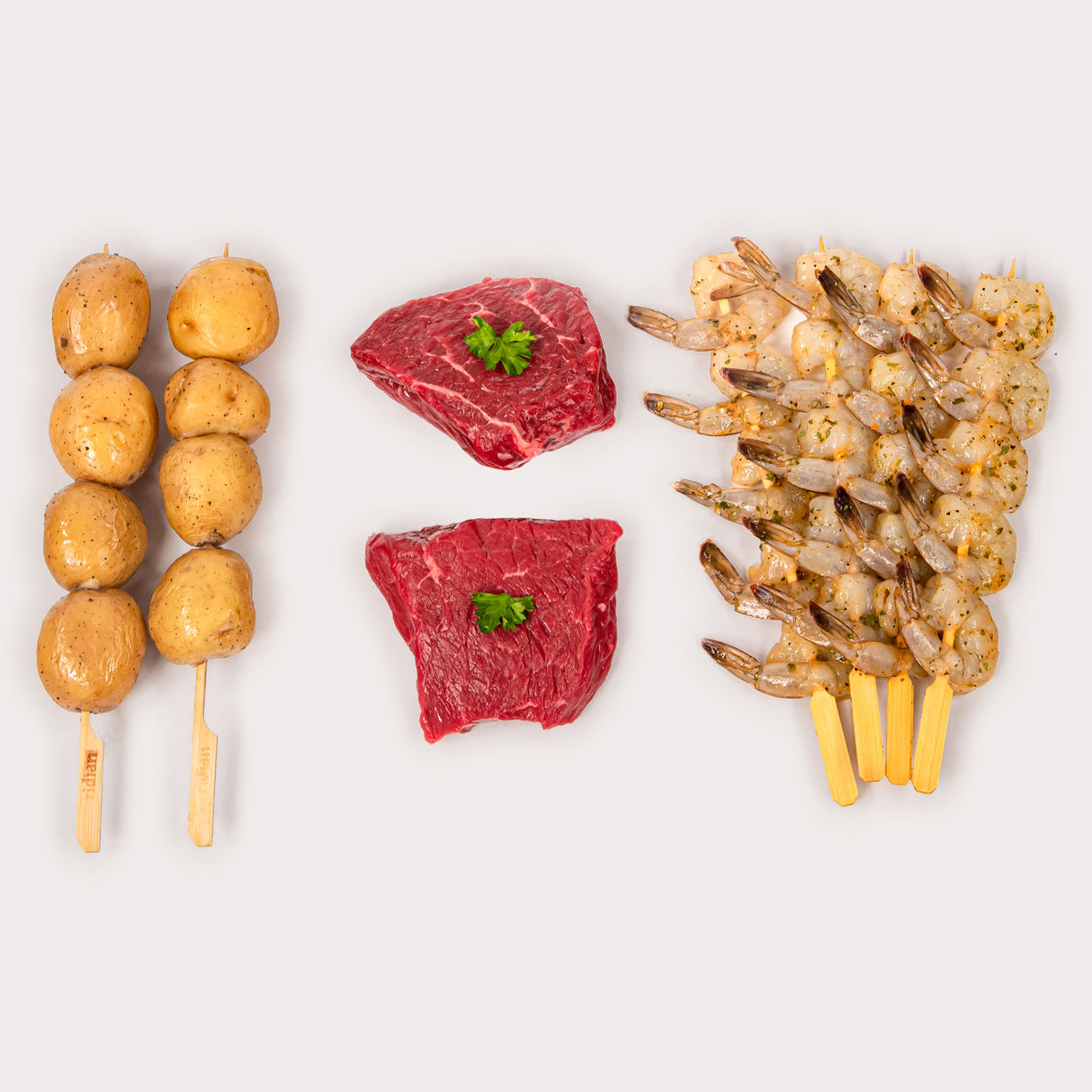 Surf & Turf with Potato Skewers Combo
