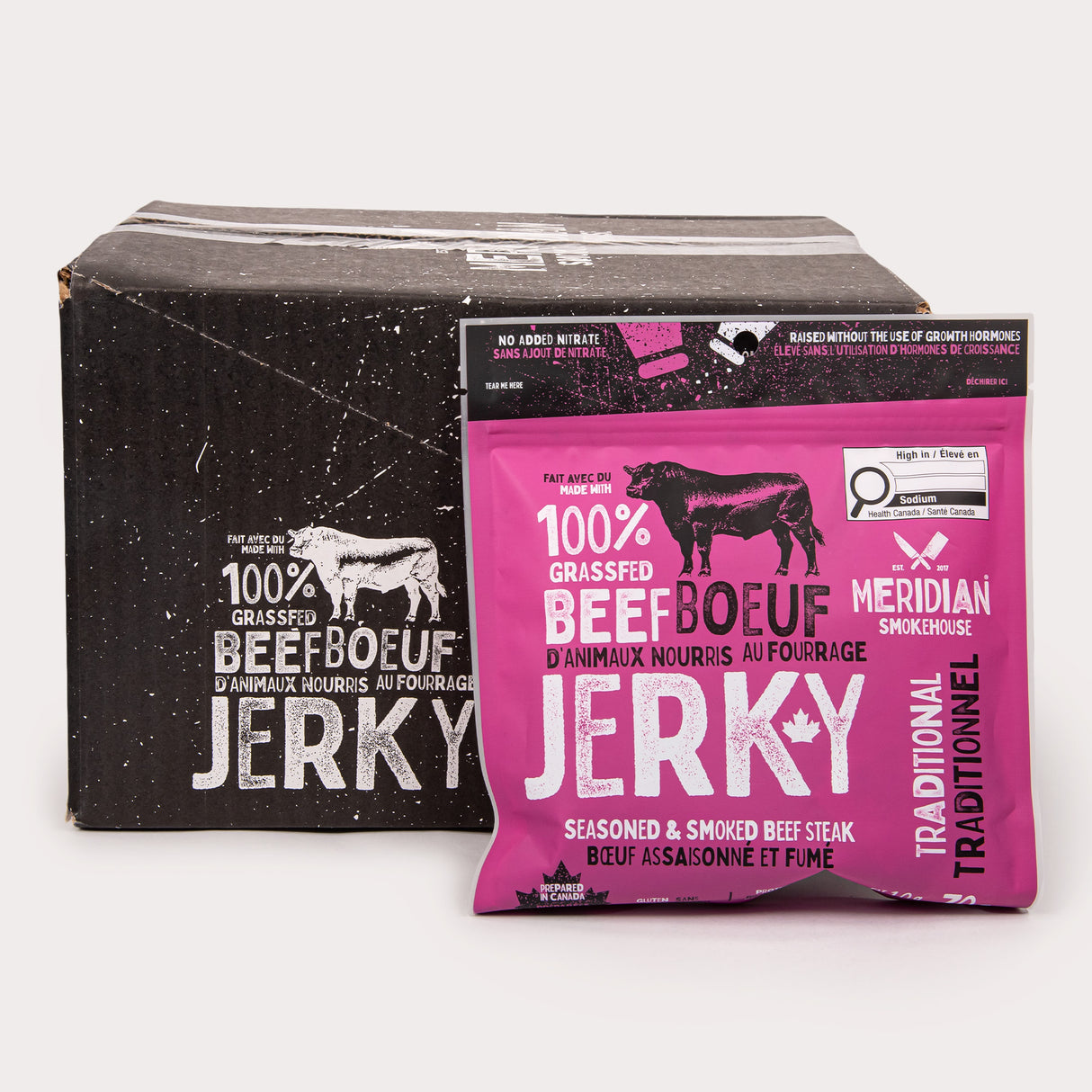 Local Grass-Fed Beef Jerky, Traditional