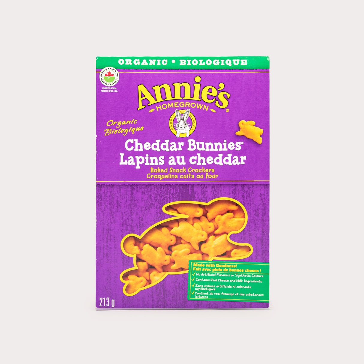 Organic Crackers, Cheddar Bunnies