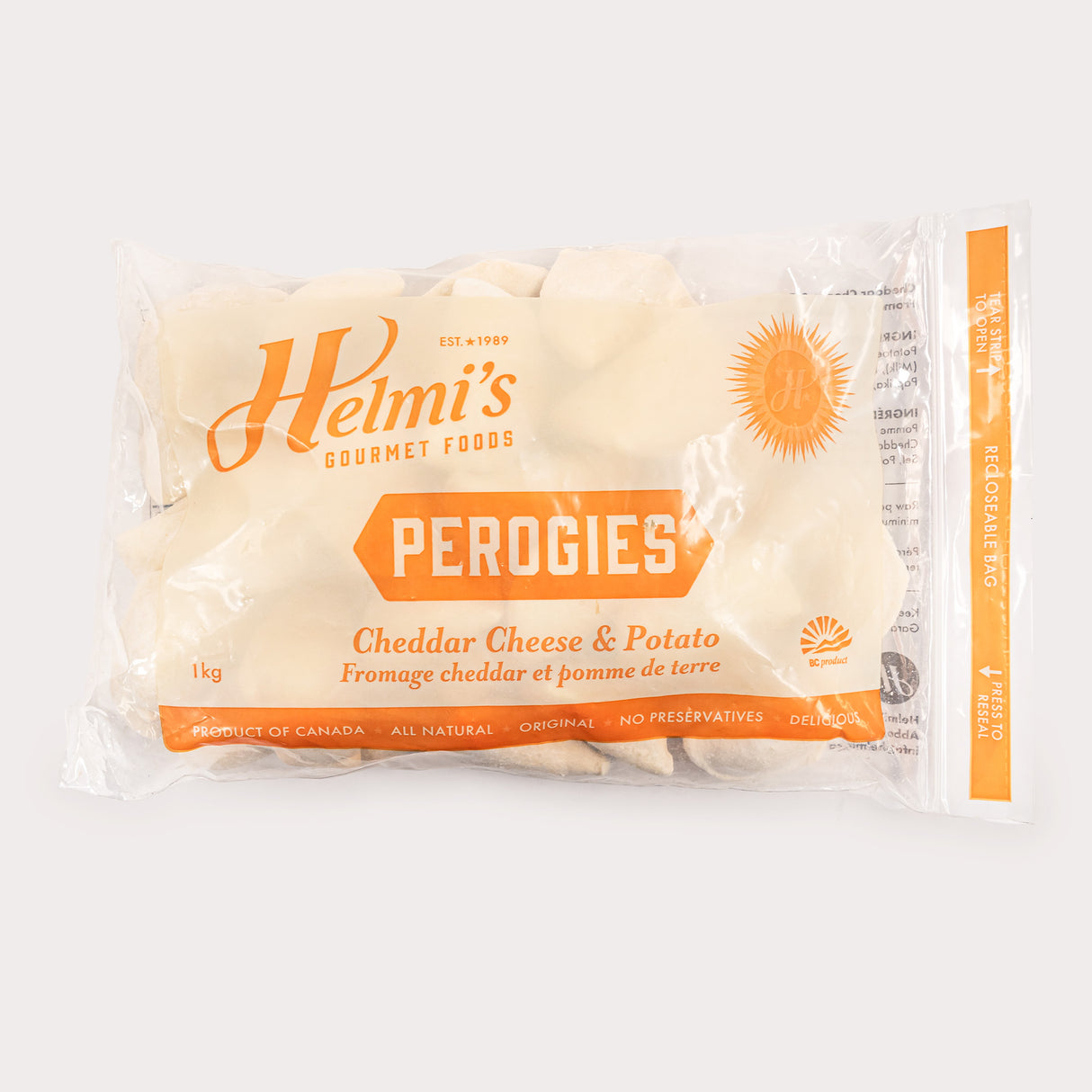 Local Perogies, Cheddar Cheese & Onion