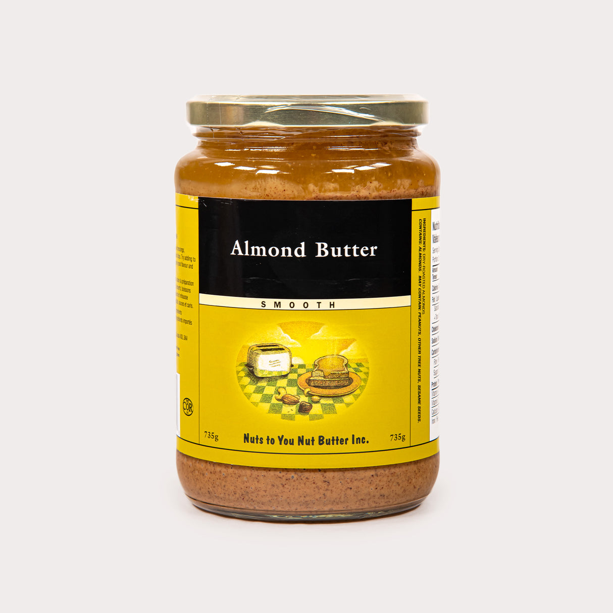 Gluten Free Almond Butter, Smooth
