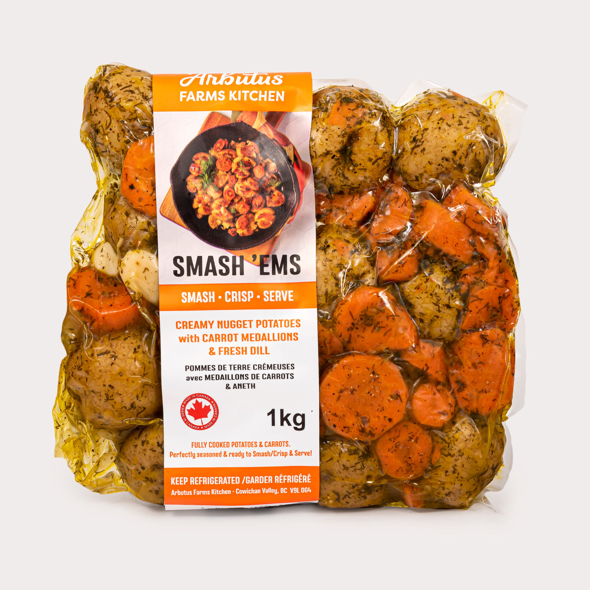 Sous Vide Potatoes, Carrots & Dill