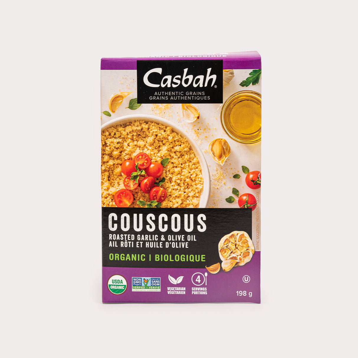 Organic Couscous, Roasted Garlic & Olive Oil