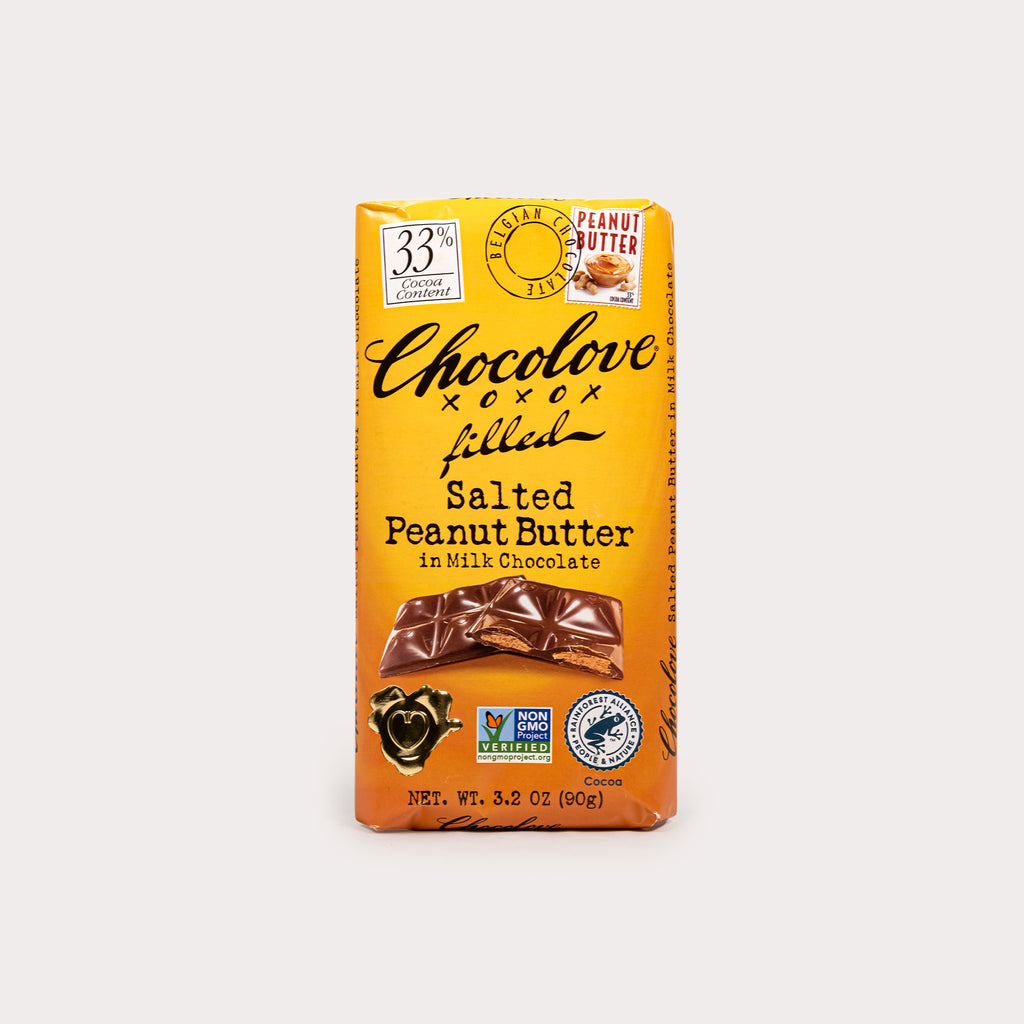 Non-GMO Chocolate Bar, Salted Peanut Butter