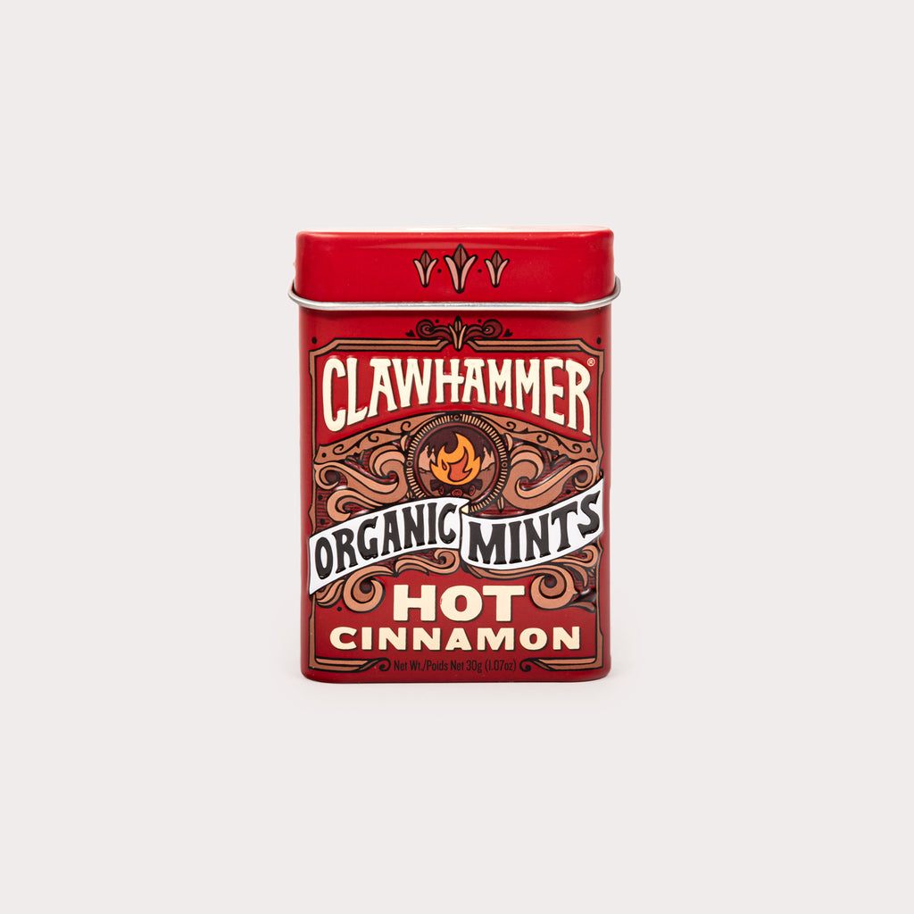 Organic Clawhammer Mints, Hot Cinnamon