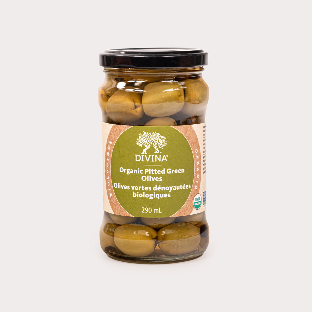 Organic Pitted Green Olives