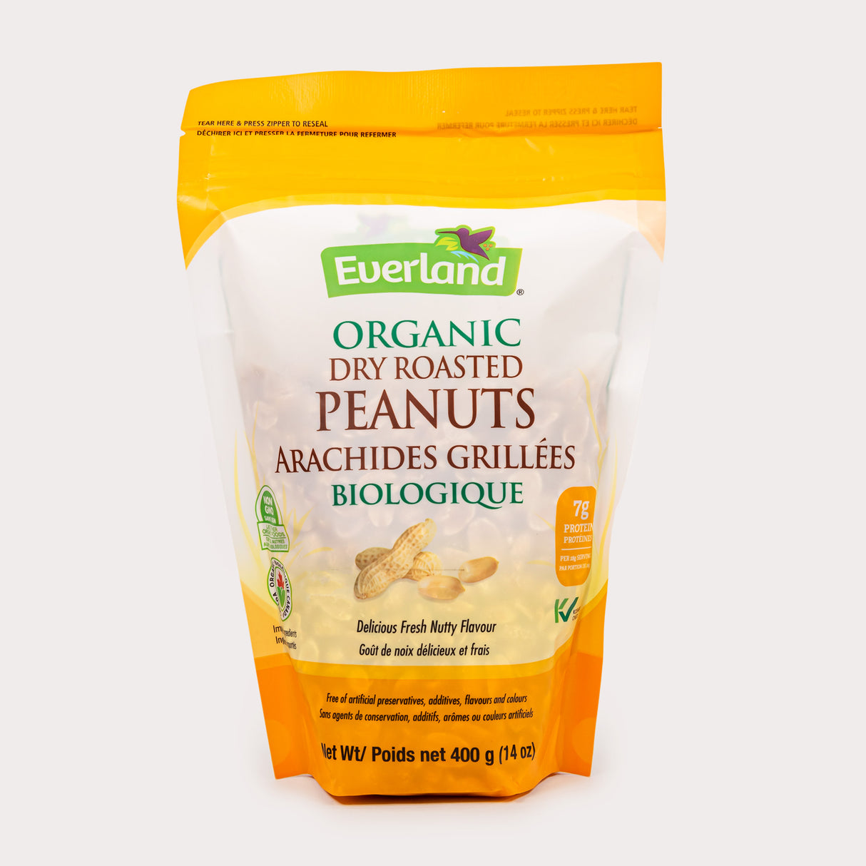 Organic Peanuts, Dry Roasted