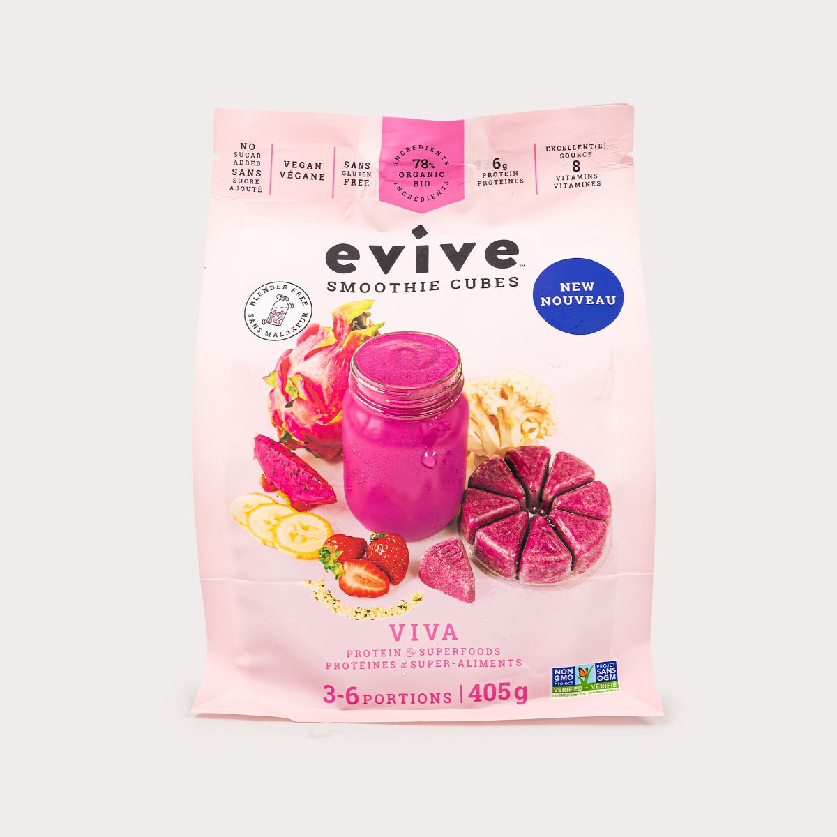 Organic Gluten Free Smoothie Cubes, Viva