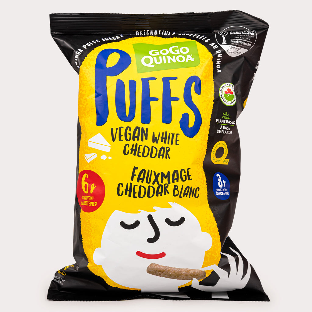 Organic Vegan Puffs, White Cheddar