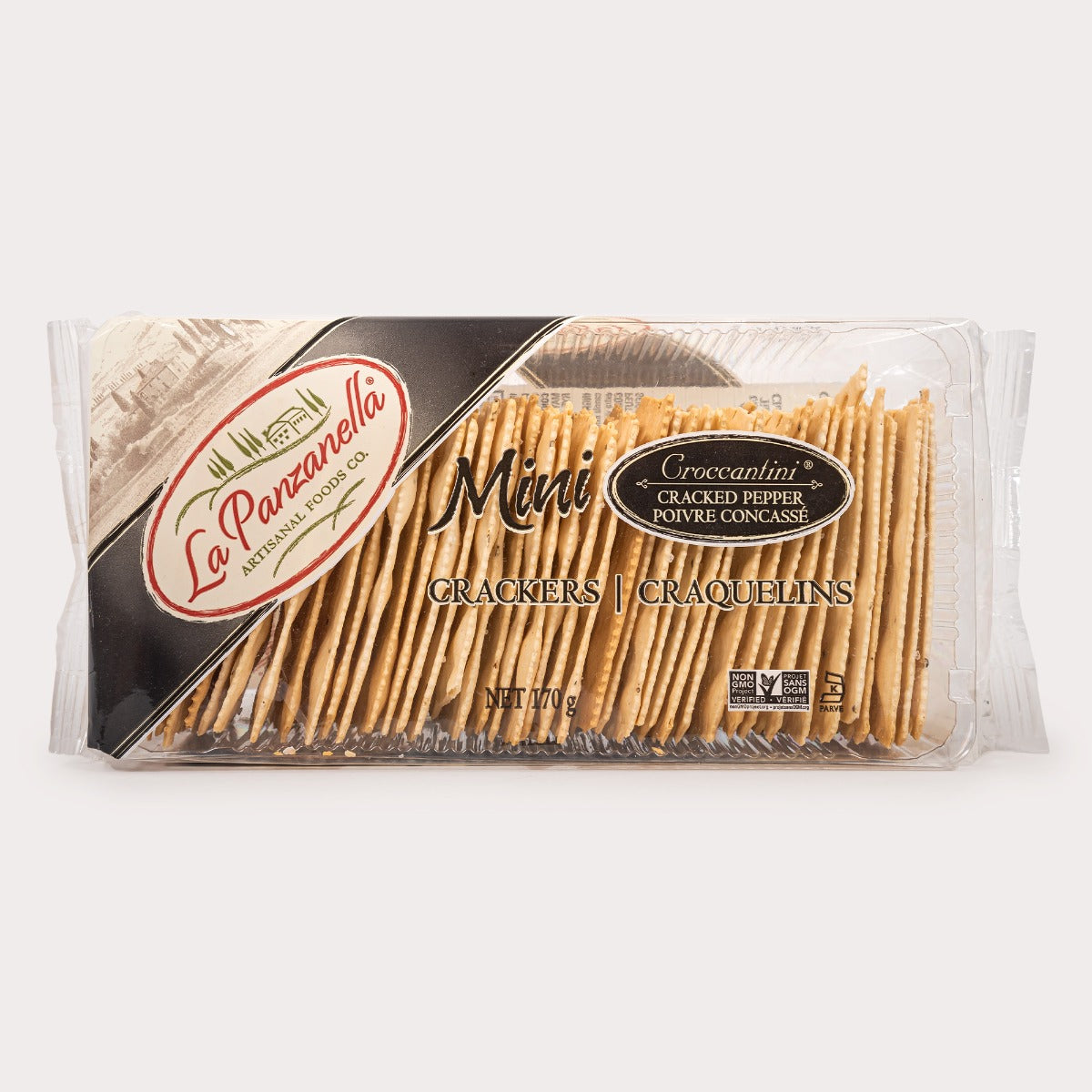 Non GMO Crackers, Mini Pepper Croccantini