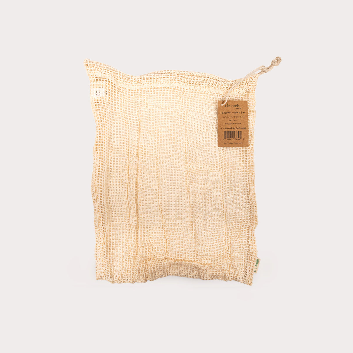 Local Produce Bag, Reusable Cotton Mesh