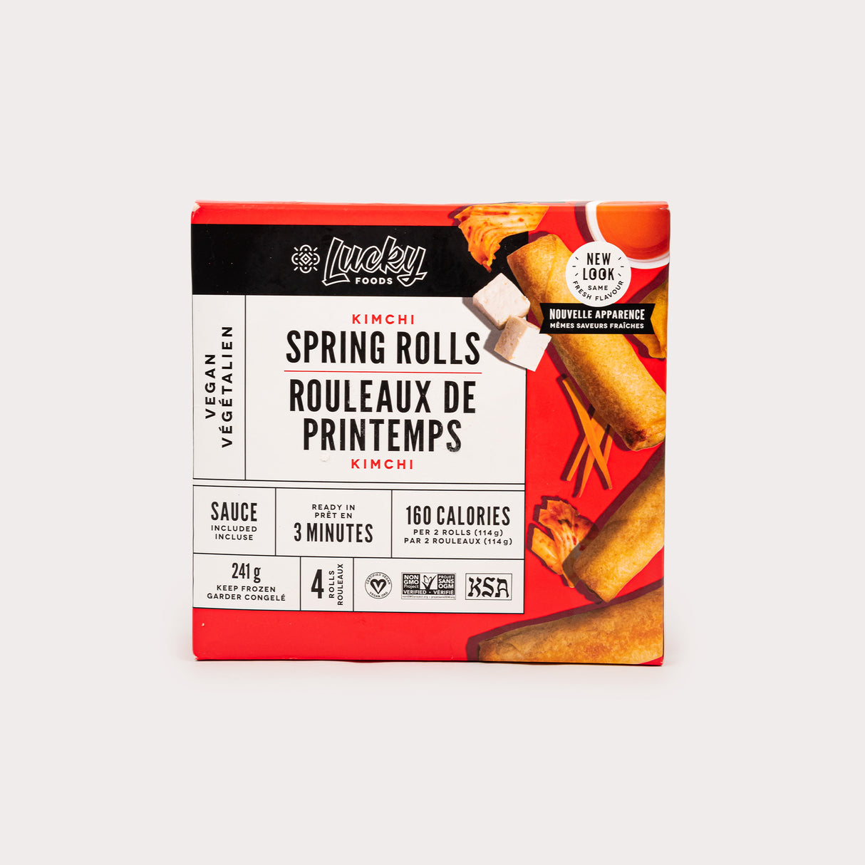 Vegan Spring Rolls, Kimchi