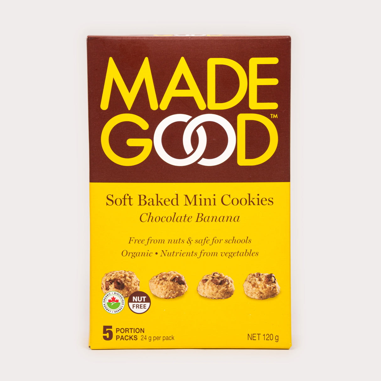 Organic Cookies, Chocolate Banana Minis