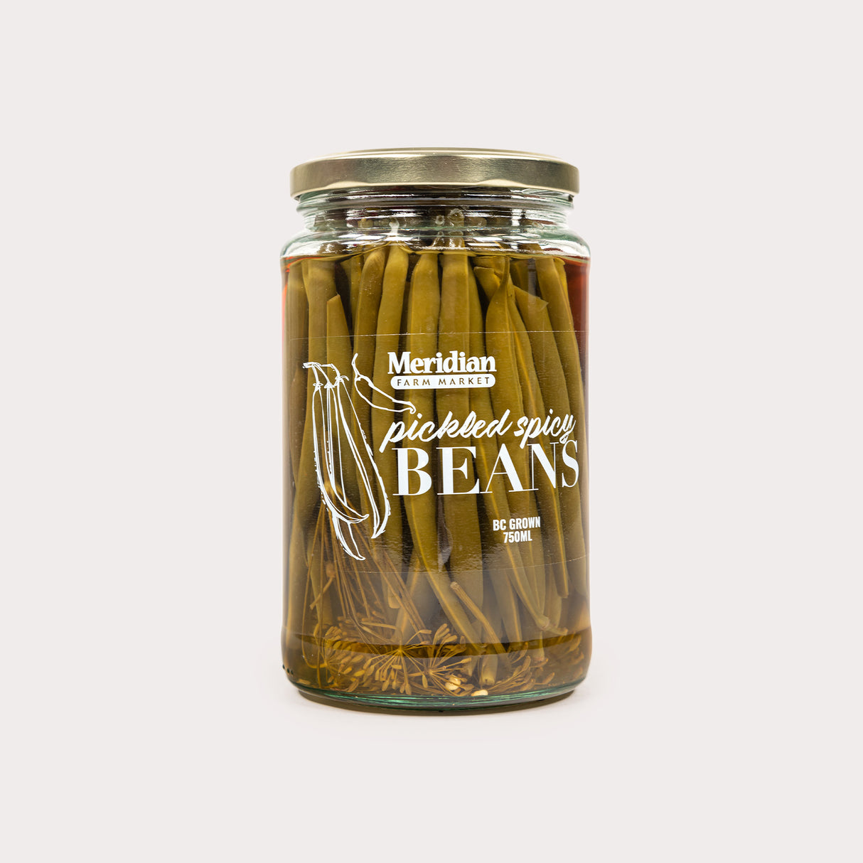 Local Pickled Beans, Spicy