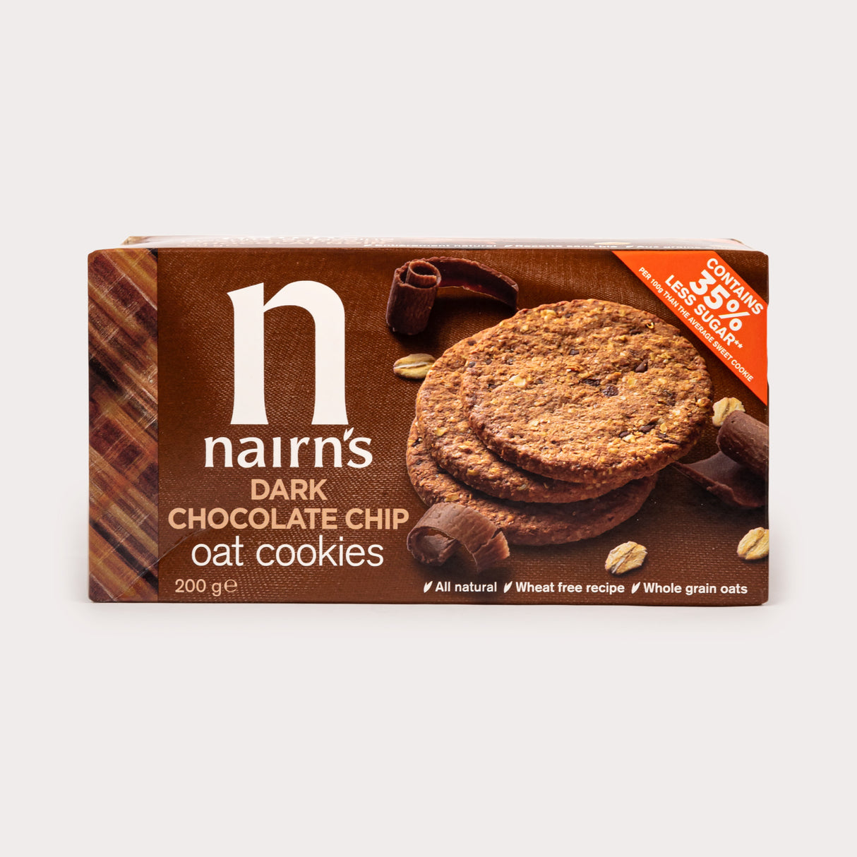 Vegetarian Oat Biscuits, Dark Chocolate Chip