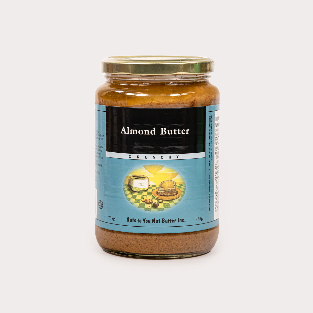 Gluten Free Almond Butter, Crunchy