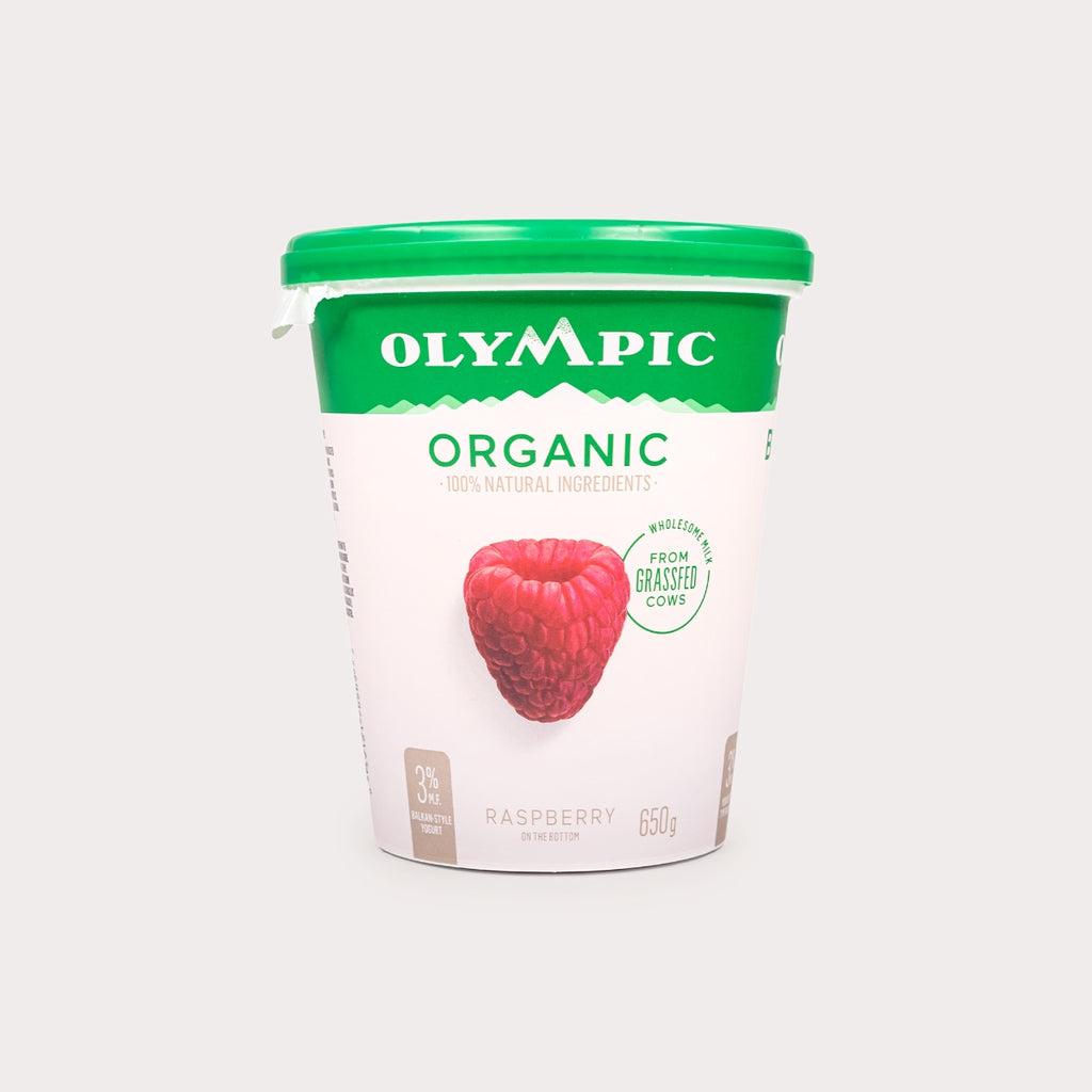 Local Organic Yogurt, Raspberry 3%