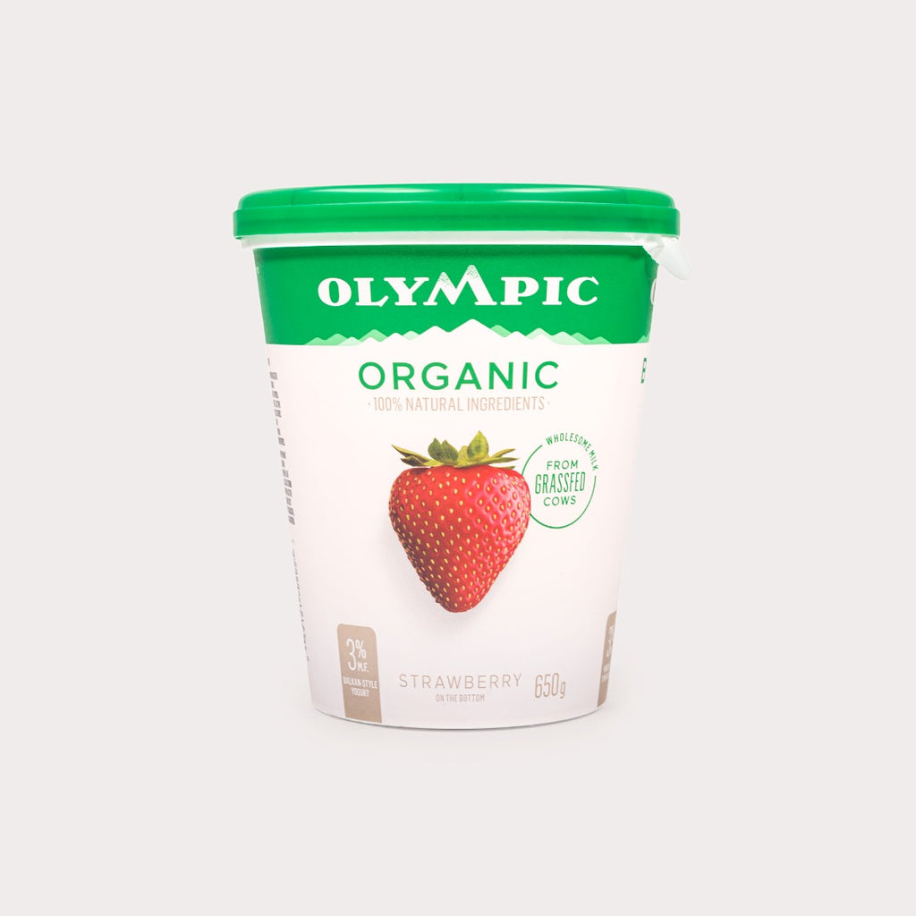 Local Organic Yogurt, Strawberry 3%