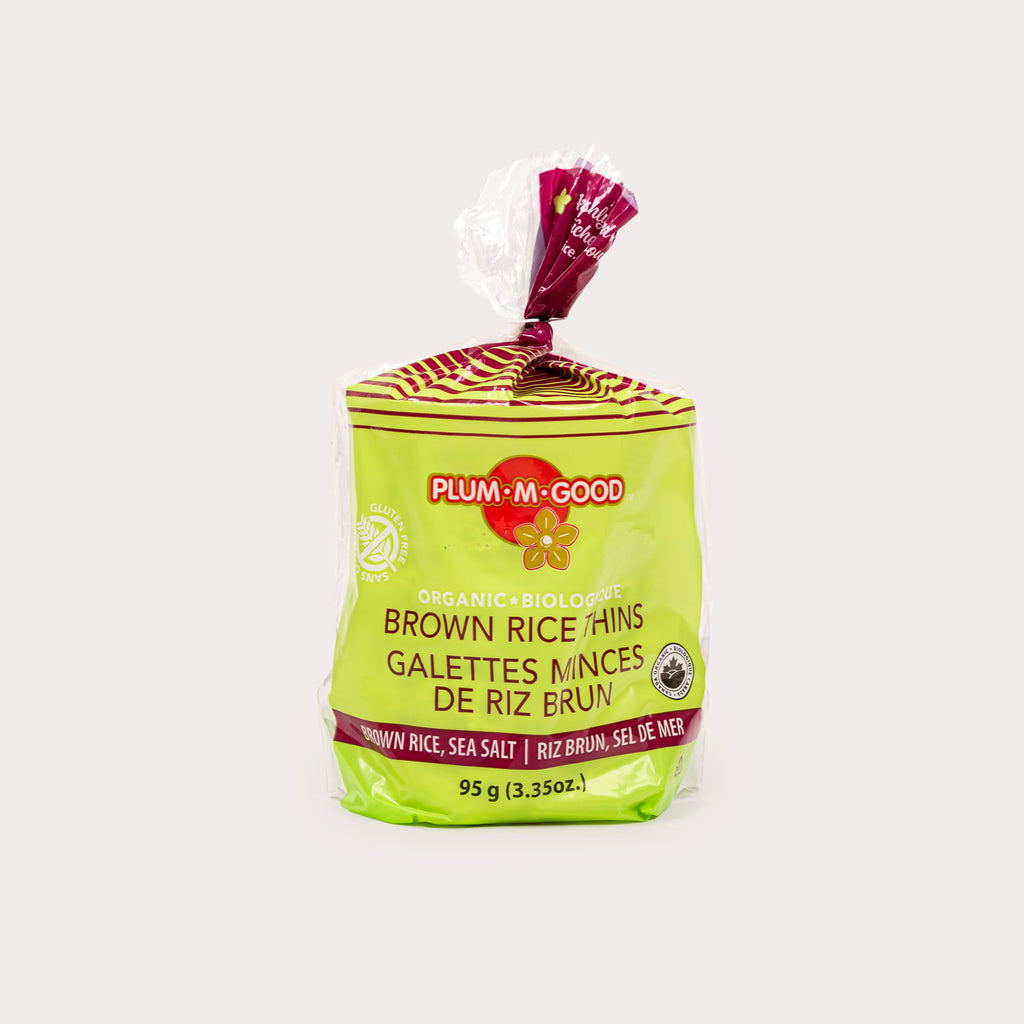 Local Organic Brown Rice Thins, Sea Salt