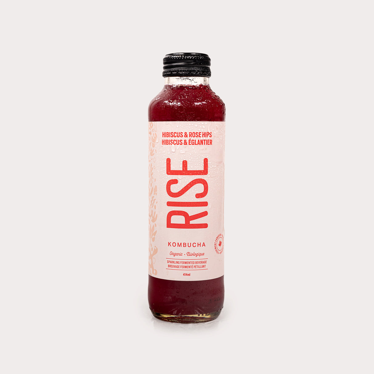 Organic Kombucha, Hibiscus Rose Hips