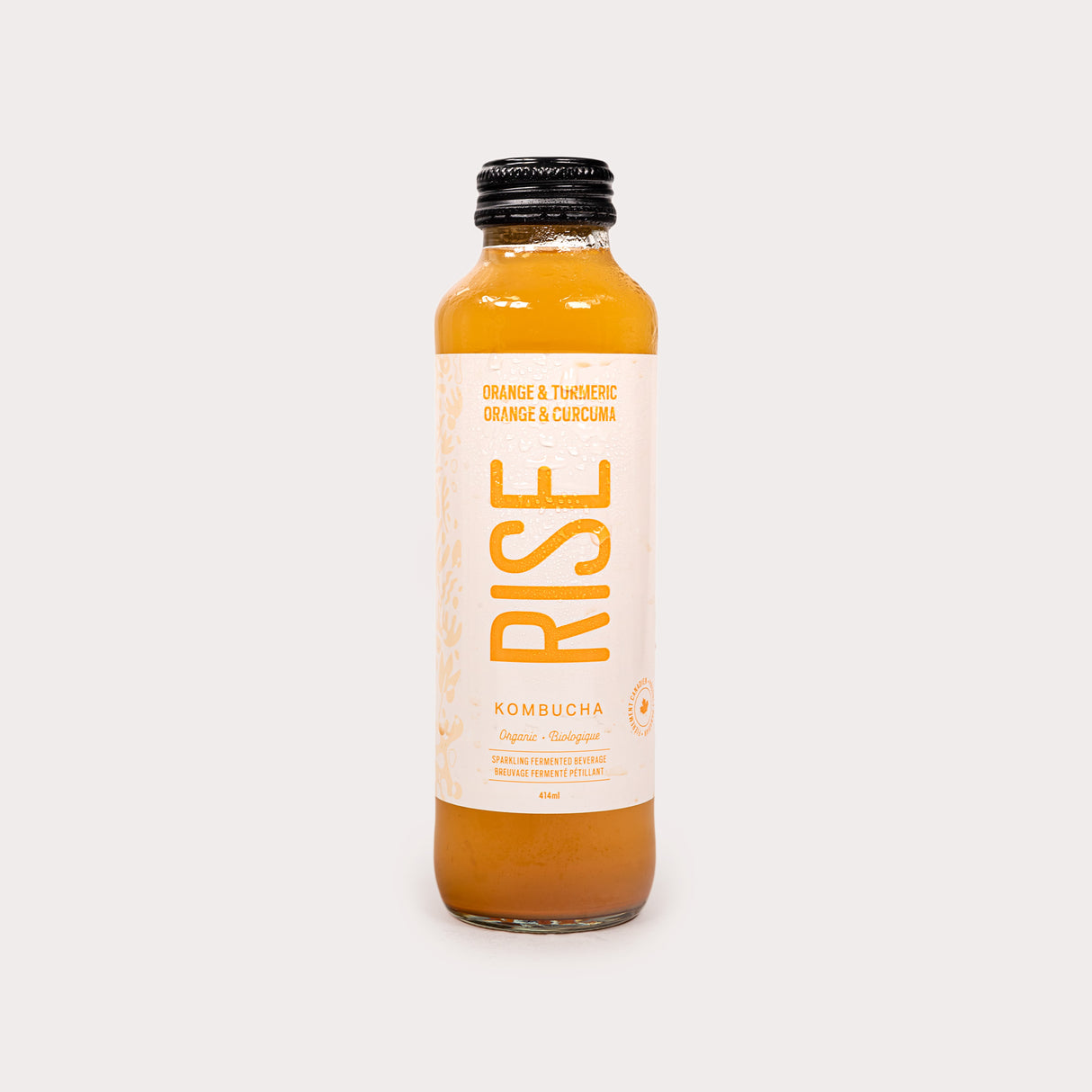 Organic Kombucha, Orange Turmeric
