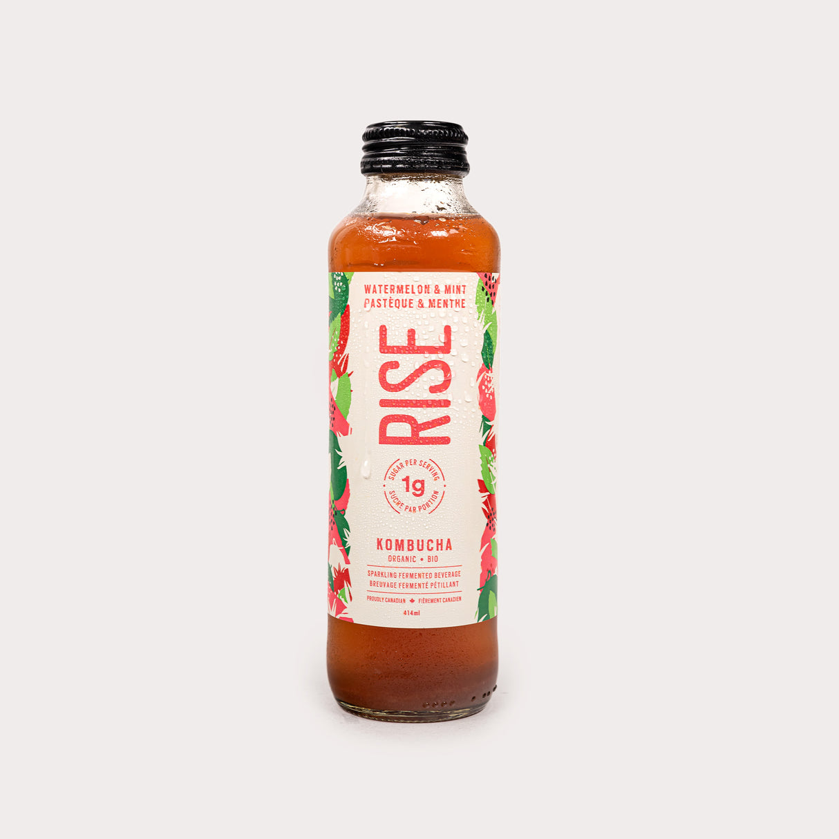 Organic Kombucha, Watermelon Mint