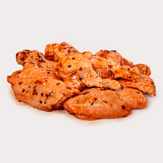Local Free Run Chicken Wings, Spicy Cajun