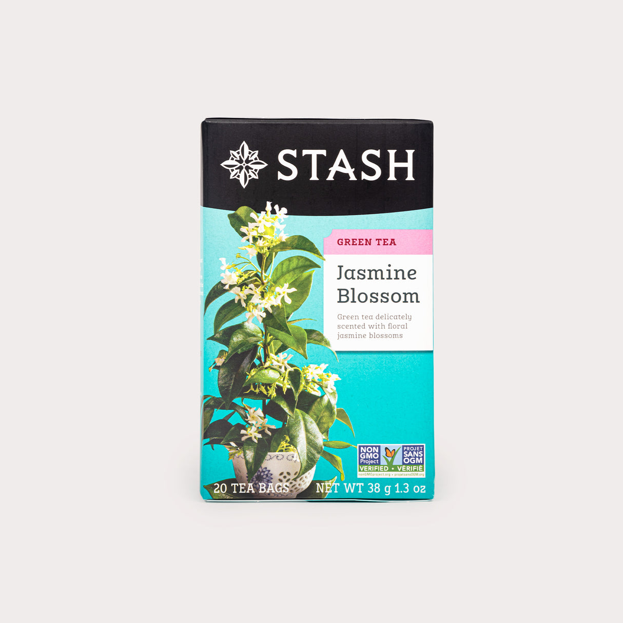 Non GMO Green Tea, Jasmine Blossom