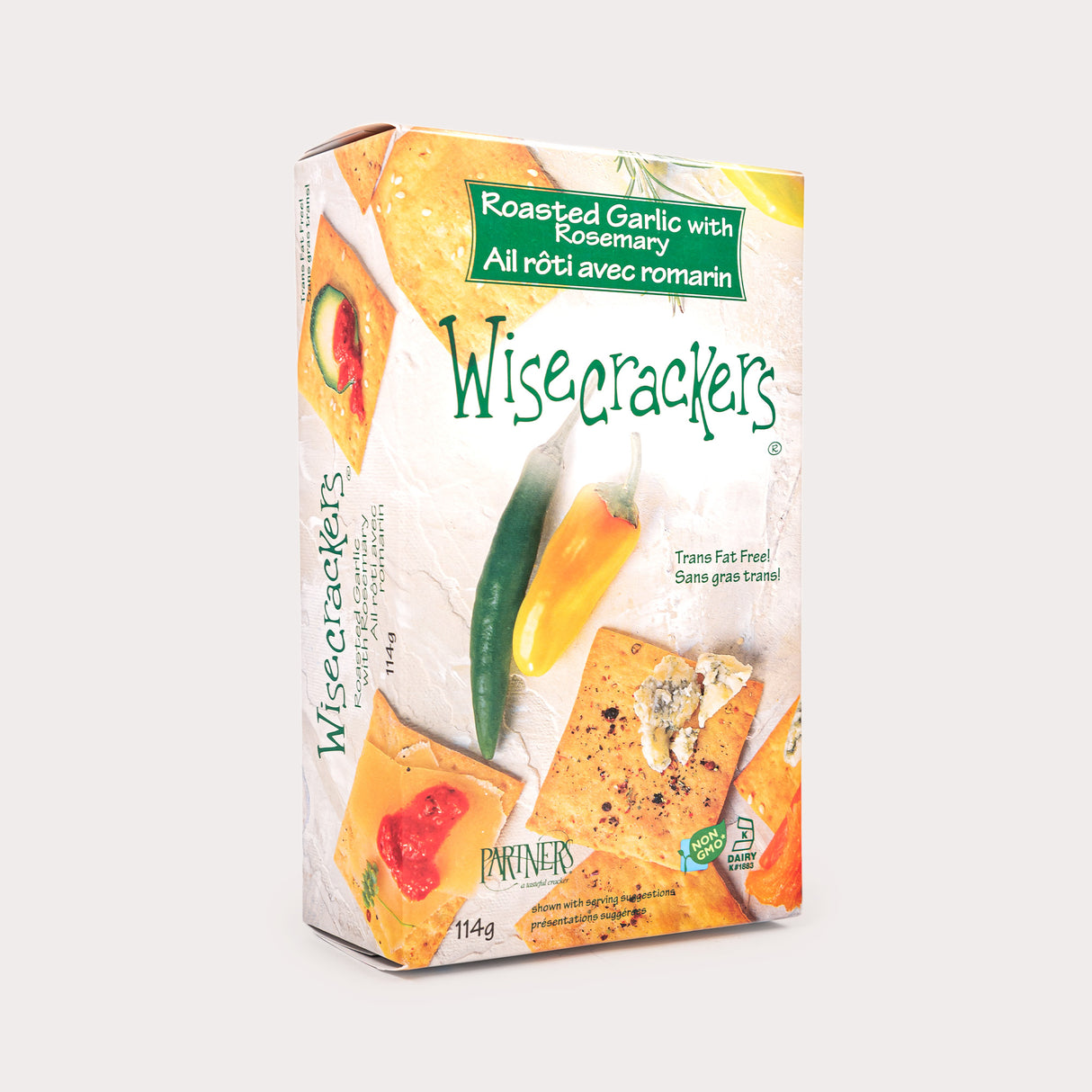 Crackers, Roasted Garlic with Rosemary