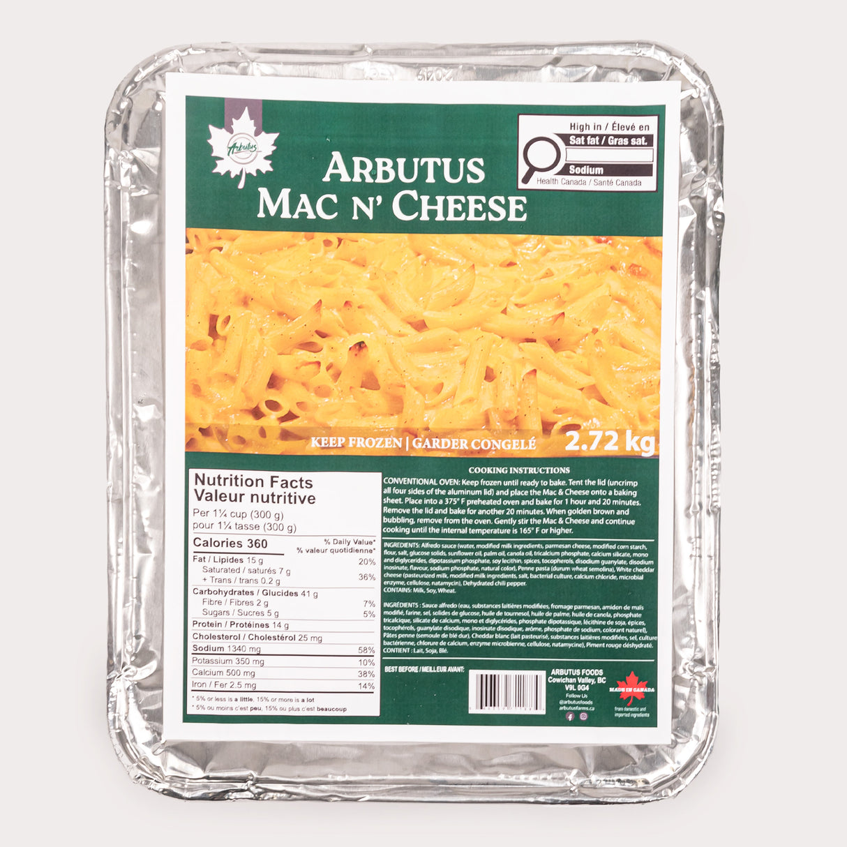 Local Macaroni and Cheese (Frozen)