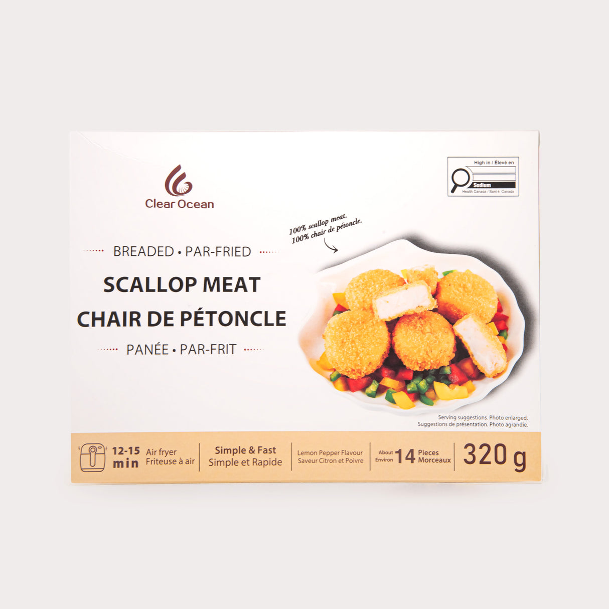 Scallops, Breaded (Frozen)