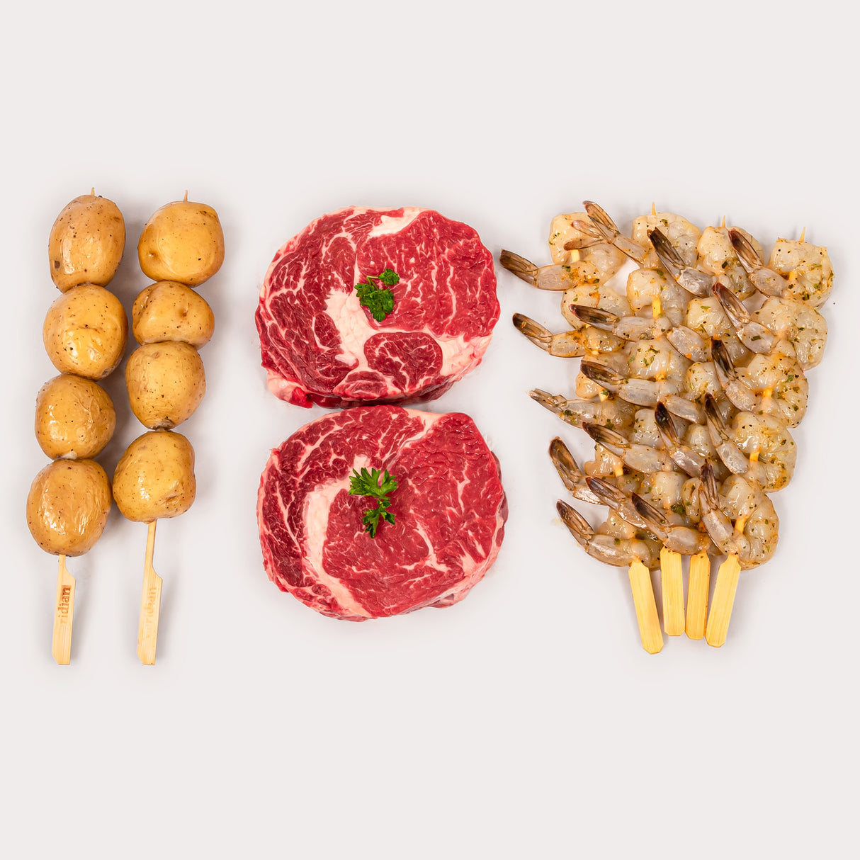 Surf & Turf with Potato Skewers Combo