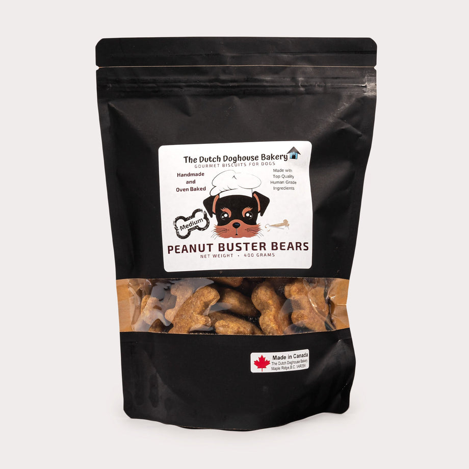 Local Dog Biscuits, Medium Peanut Buster Bears – Meridian Farm Market
