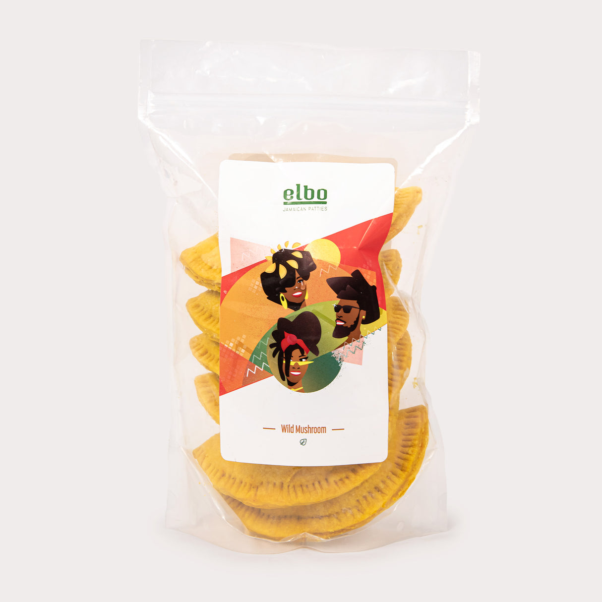 Local Jamaican Patties, Wild Mushroom (Frozen)