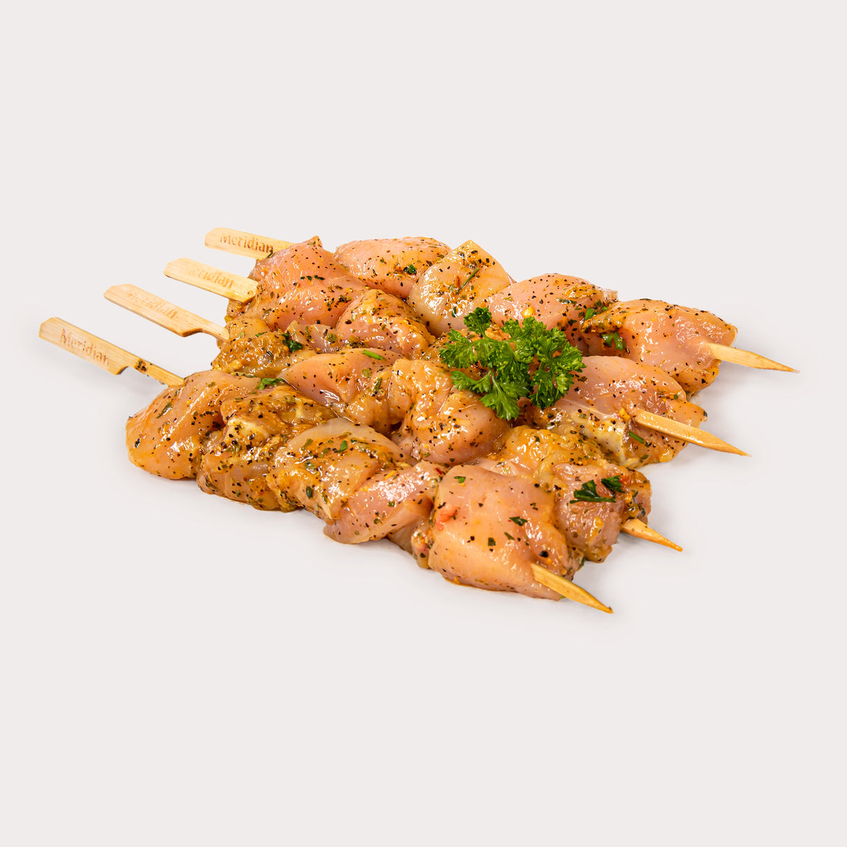 Local Free Run Chicken Breast Skewer, Lemon Herb, 4oz (Frozen)