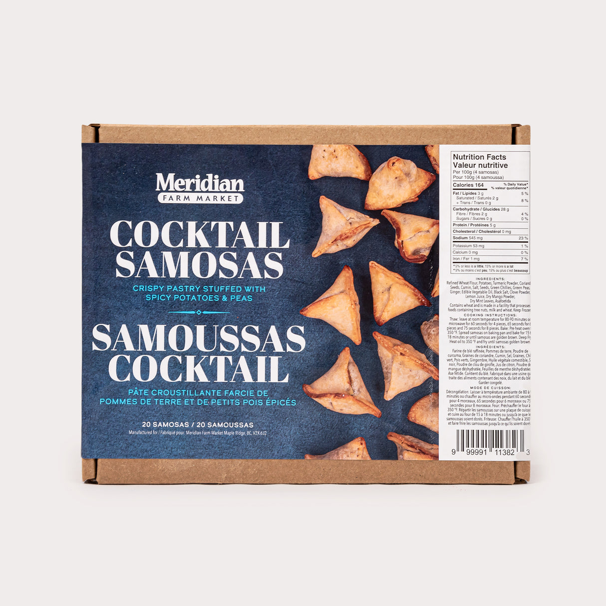 Samosas, Cocktail (Frozen)