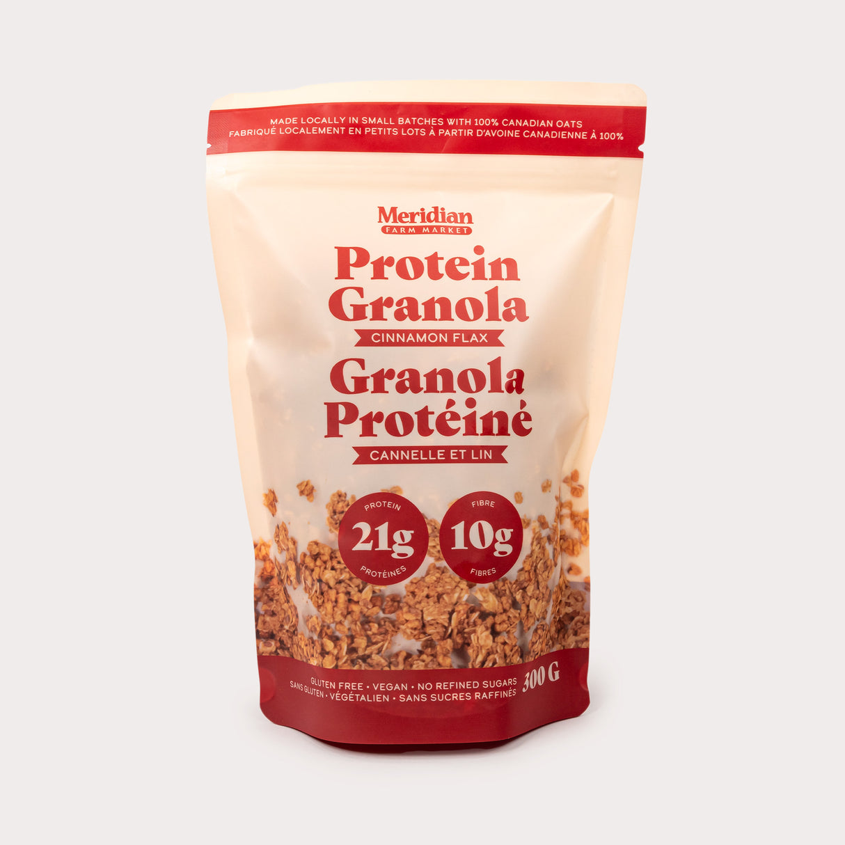 Local Protein Granola, Cinnamon Flax
