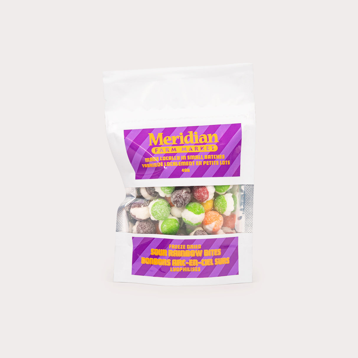 Local Freeze-Dried Candy, Sour Rainbow Bites