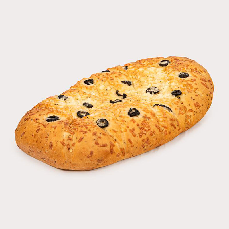 Local Focaccia, Black Olive Parmesan