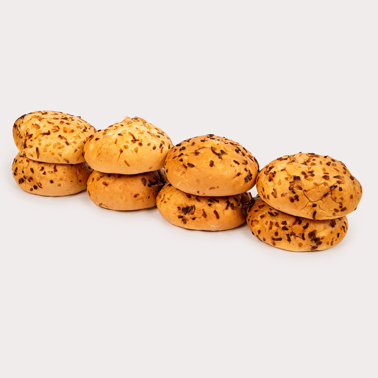 Local Hamburger Buns, Onion & Cheddar