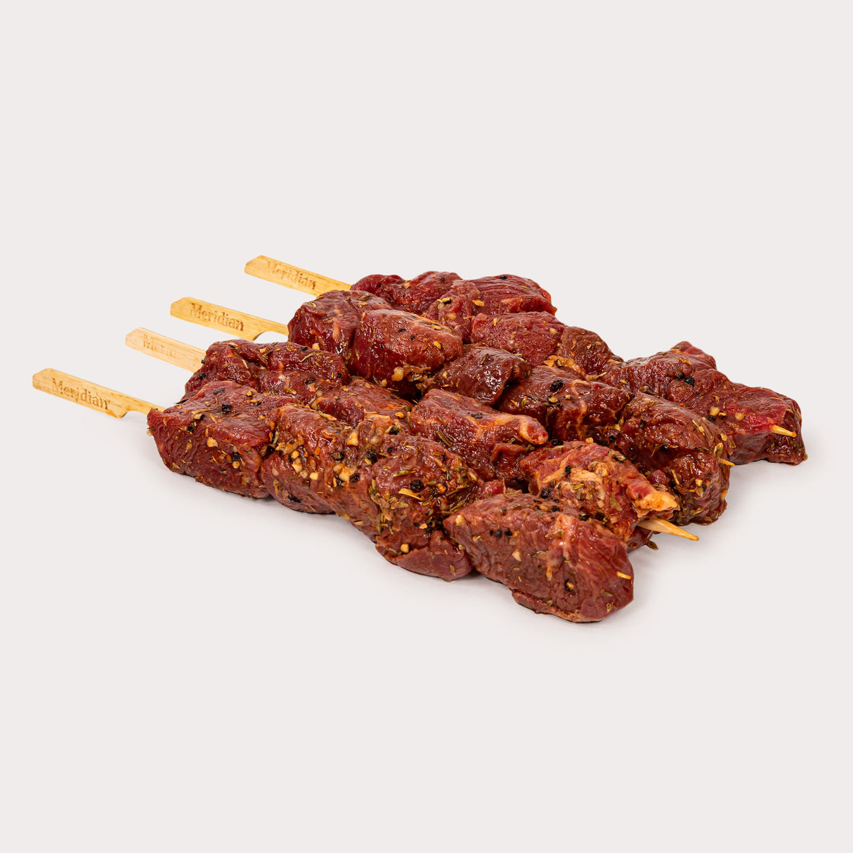 Grass-Fed Free Range Steak Skewer, Peppercorn, 4oz (Frozen)