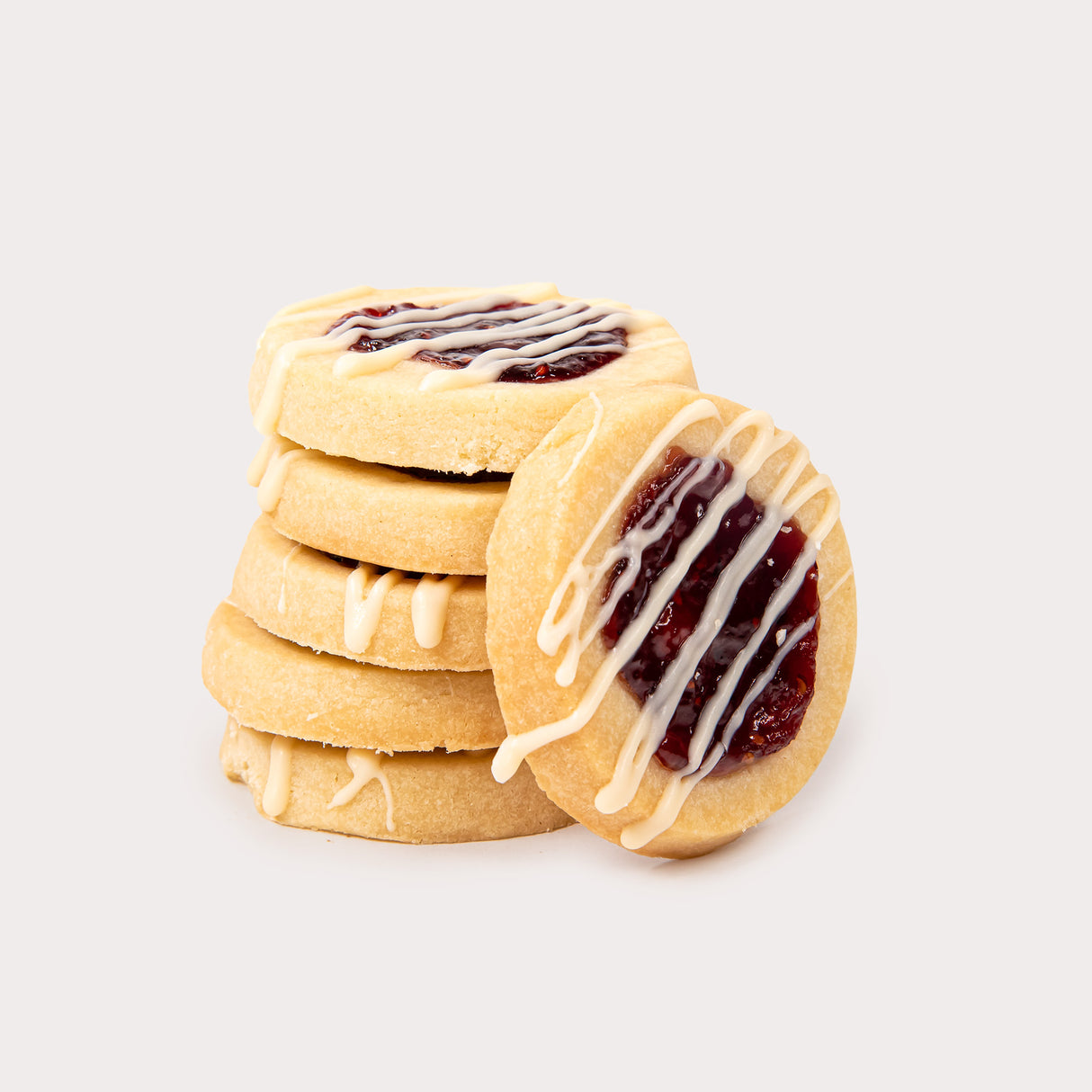 Local Shortbread, Raspberry Ribbons