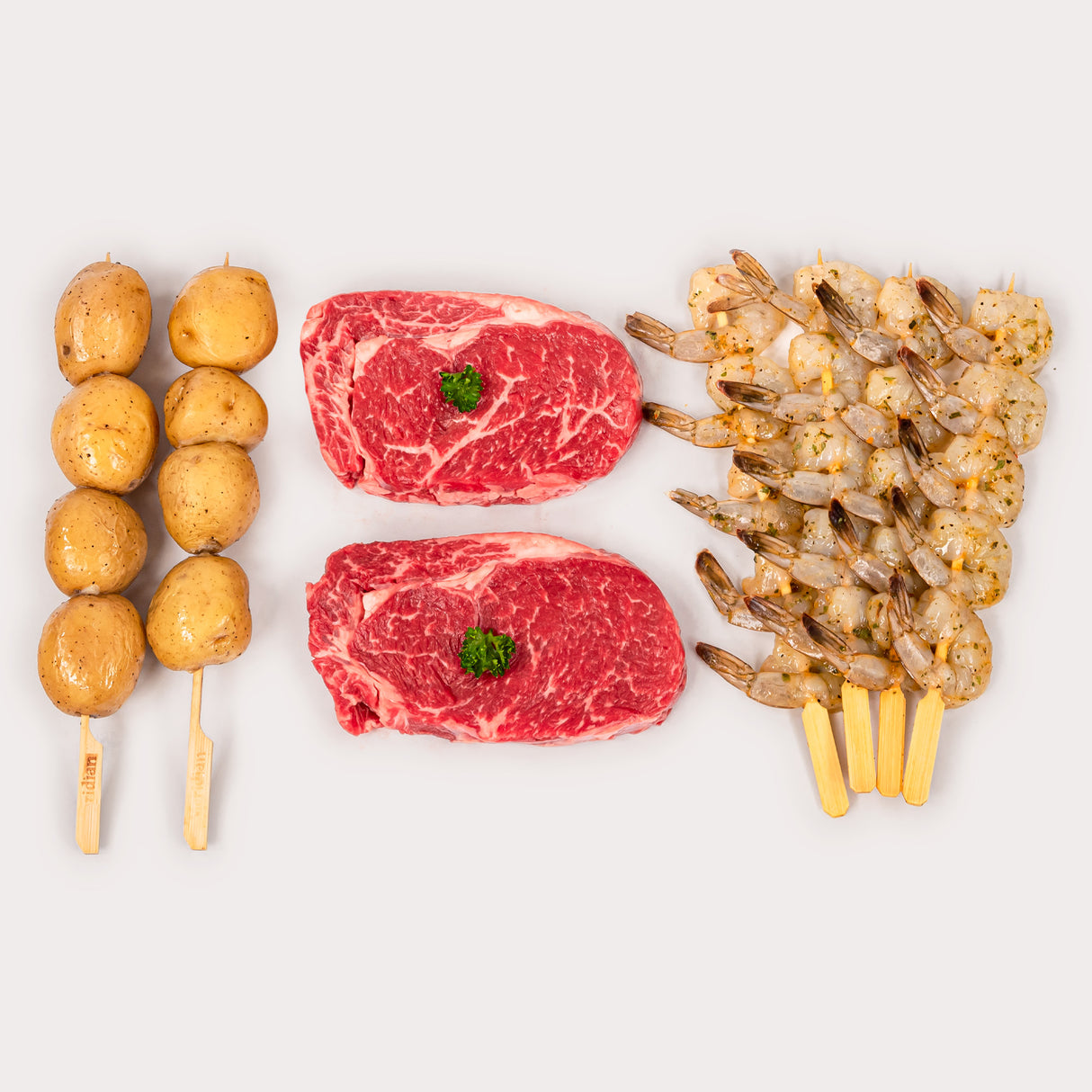 Surf & Turf with Potato Skewers Combo