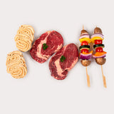 Steak & Veggies with Baked Potato Combo