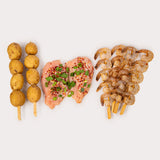 Chicken & Prawns with Potato Skewers Combo
