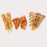 Chicken & Prawns with Potato Skewers Combo